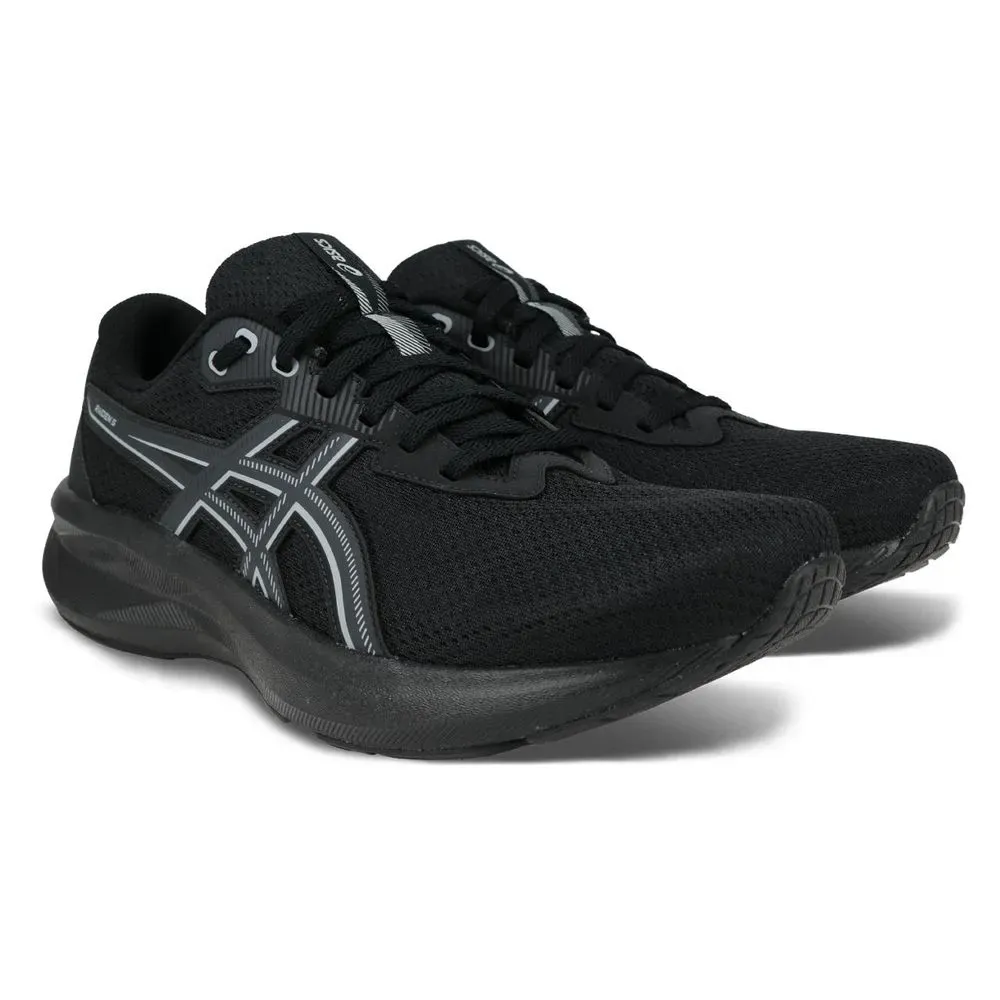 Tênis de corrida masculino Asics Raiden 5 preto vista frontal